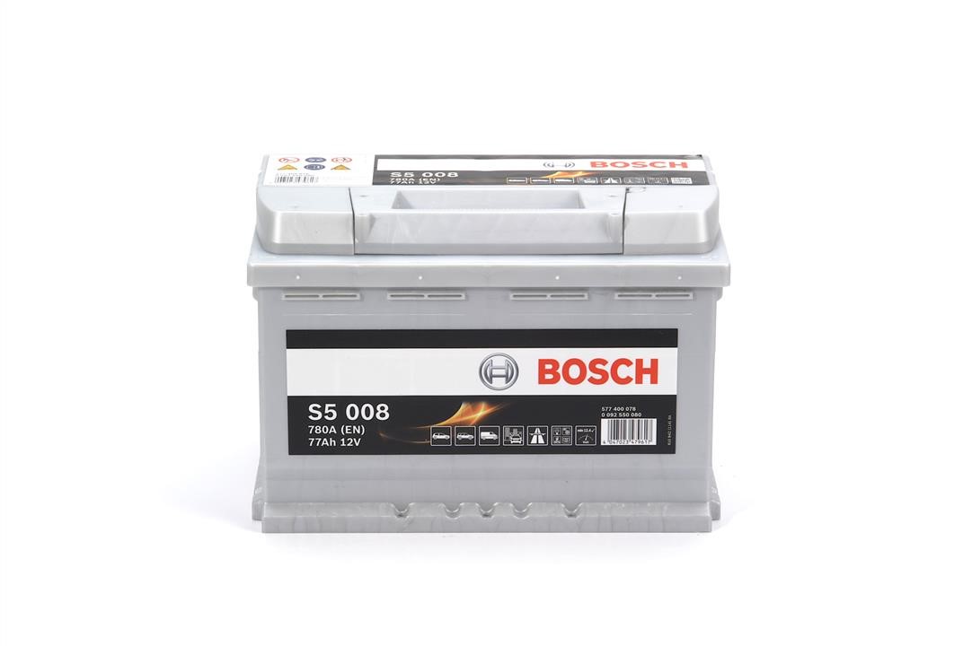 Батарея акумуляторна Bosch 12В 77Аг 780А(EN) R+ Bosch 0092S50080