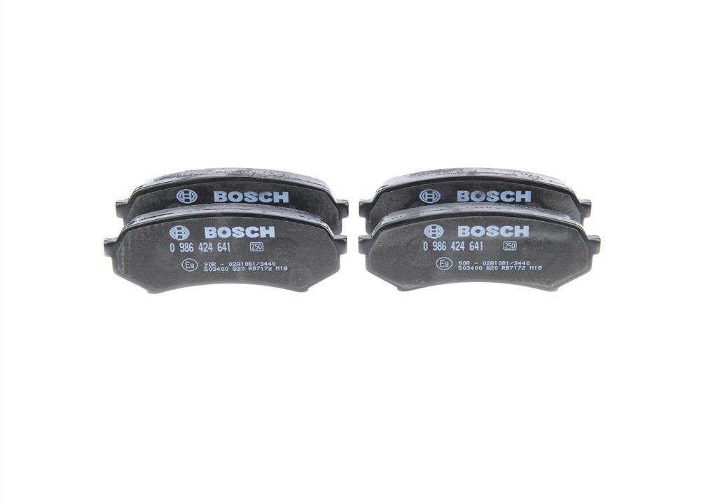 Гальмівні колодки, комплект Bosch 0 986 424 641