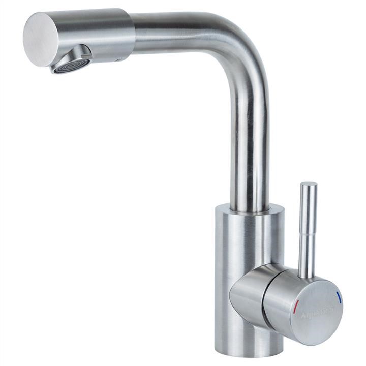 KT1A370P Aquatica Змішувач KT Ø35 для раковини Г-гусак на гайці SS