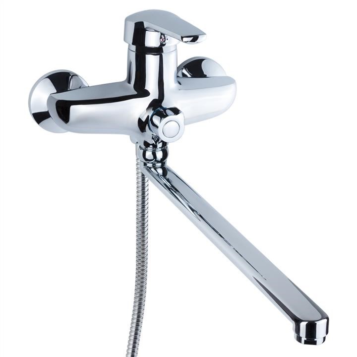 HM2C231C Aquatica Смеситель HM Ø40 для ванны гусак прямой 350мм дивертор встроенный картриджный
