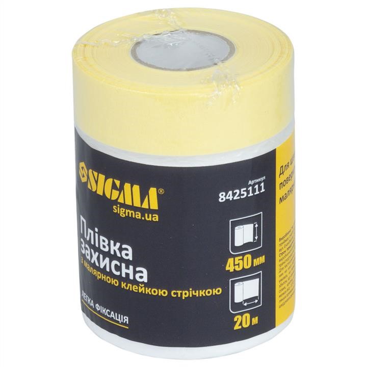 8425111 Sigma Пленка защитная с малярной лентой