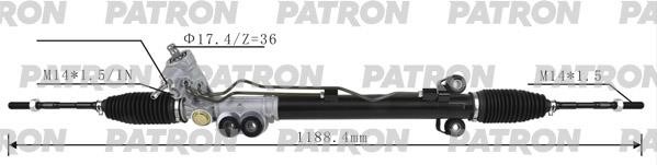 Patron PSG3065 Рейка рульова PSG3065: Купити в Україні - Добра ціна на EXIST.UA!