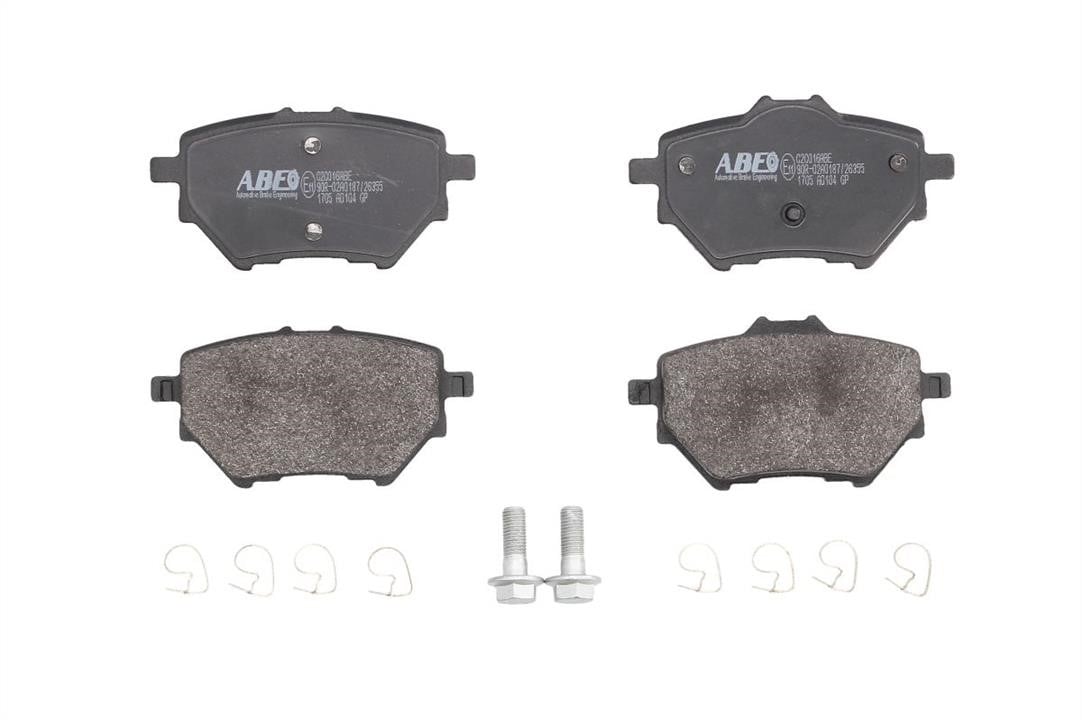 ABE C2C016ABE Гальмівні колодки задні, комплект C2C016ABE: Купити в Україні - Добра ціна на EXIST.UA!