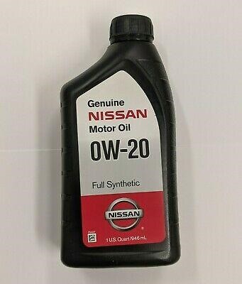 Моторна олива Nissan Genuine Motor Oil 0W-20, 0,946л Nissan 999PK-000W20N