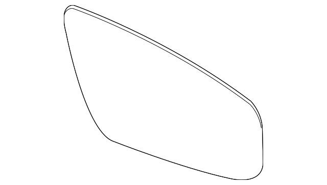 963653KS0B Nissan Стекло наружного зеркала правого
