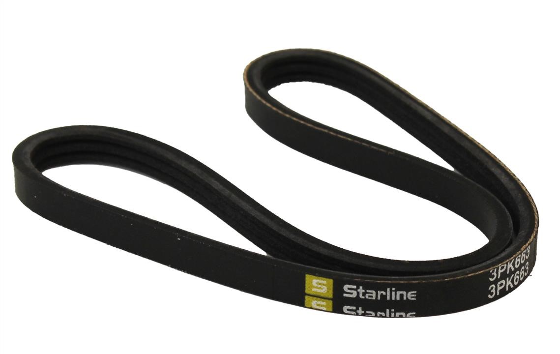 StarLine SR 3PK663 Поликлиновый ремень 3PK663 SR3PK663: Отличная цена - Купить в Украине на EXIST.UA! SR3PK663 StarLine Поликлиновый ремень 3PK663