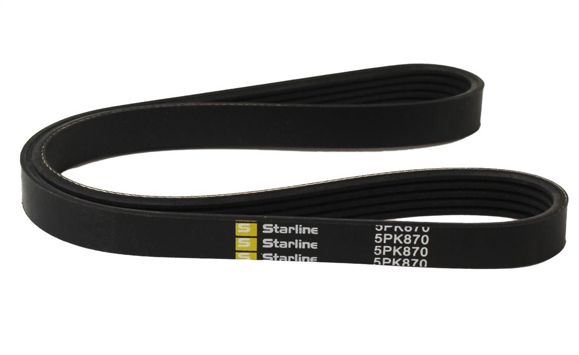 StarLine SR 5PK870 Поликлиновый ремень 5PK870 SR5PK870: Отличная цена - Купить в Украине на EXIST.UA! SR5PK870 StarLine Поликлиновый ремень 5PK870