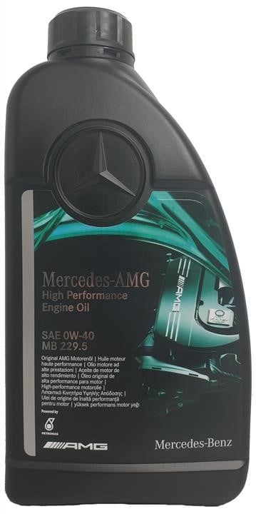 Mercedes A 000 989 93 02 11 ACCE Моторна олива Mercedes High Performance 0W-40, 1л A000989930211ACCE: Купити в Україні - Добра ціна на EXIST.UA!
