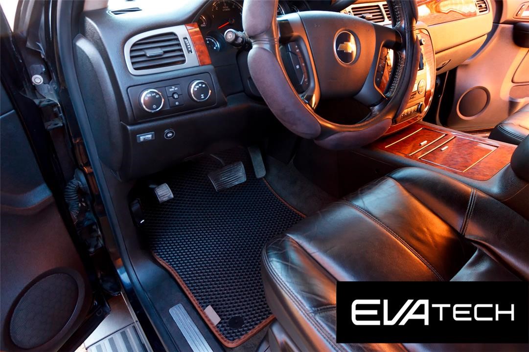 EVAtech ECLT10051CBB Килимки в салон EVAtech для Chevrolet Tahoe, 3 покоління, GMT900, (07-14), чорні ECLT10051CBB: Купити в Україні - Добра ціна на EXIST.UA!