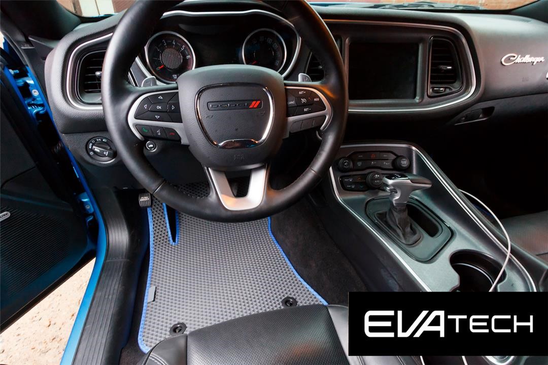 EVAtech EDDG10059CGB Килимки в салон EVAtech для Dodge Challenger, 3 покоління, купе, сірі EDDG10059CGB: Купити в Україні - Добра ціна на EXIST.UA!