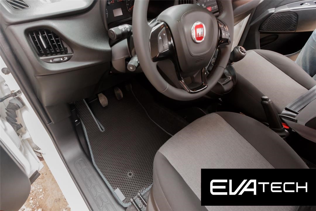 EVAtech EFAT10060CGG Килимки в салон EVAtech для Fiat Doblo 2 покоління (2014-), сірі EFAT10060CGG: Купити в Україні - Добра ціна на EXIST.UA!