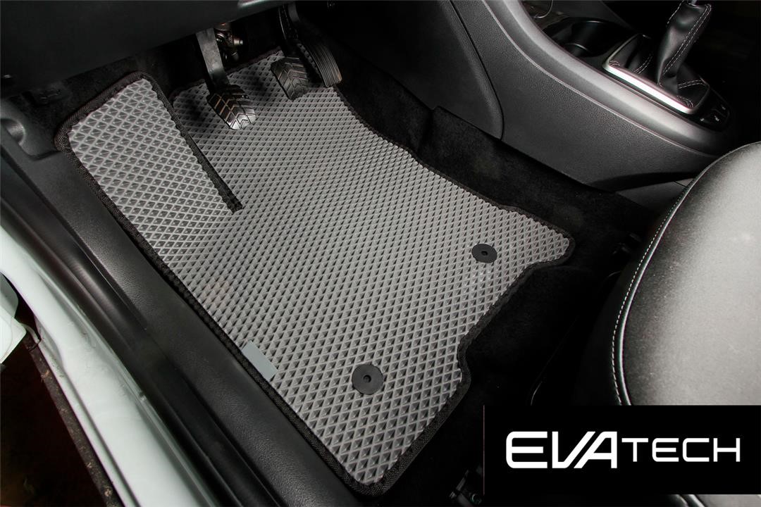 EVAtech ELAD10165CGB Килимки в салон EVAtech для Lada Vesta SW Cross, 1 покоління, сірі ELAD10165CGB: Купити в Україні - Добра ціна на EXIST.UA!
