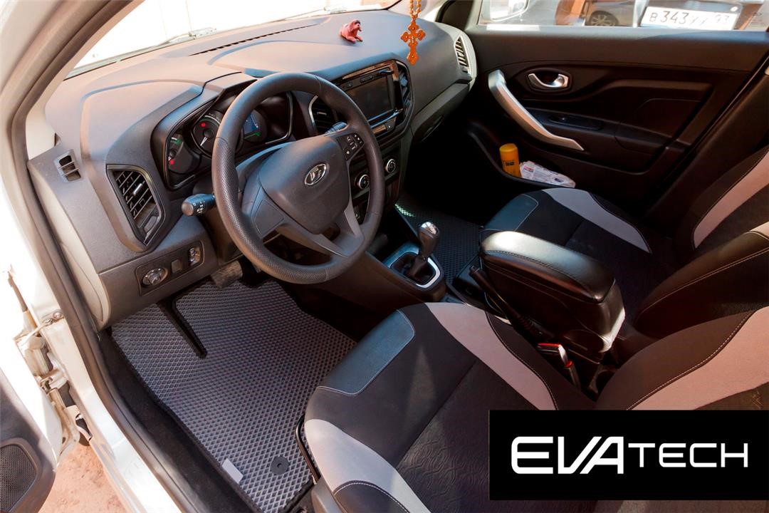 EVAtech ELAD10175CGB Килимки в салон EVAtech для Lada Х-рей, 1 покоління, (2015-), сірі ELAD10175CGB: Купити в Україні - Добра ціна на EXIST.UA!