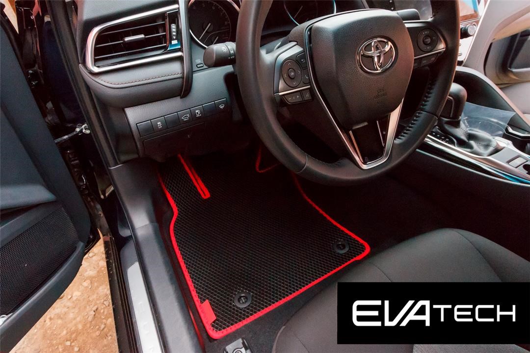 EVAtech ETYT10312CBR Килимки в салон EVAtech для Toyota Camry XV70 (2017-), чорні ETYT10312CBR: Купити в Україні - Добра ціна на EXIST.UA!