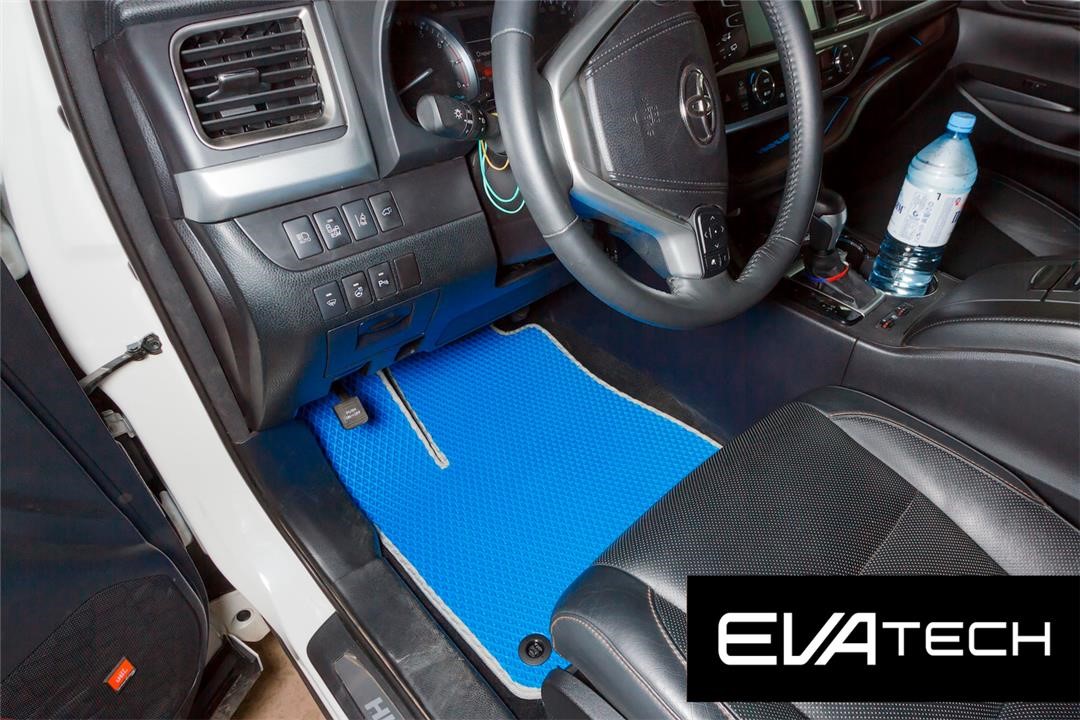 EVAtech ETYT10320CBG Килимки в салон EVAtech для Toyota Highlander 3 покоління (2014-) 7 місць, сині ETYT10320CBG: Купити в Україні - Добра ціна на EXIST.UA!