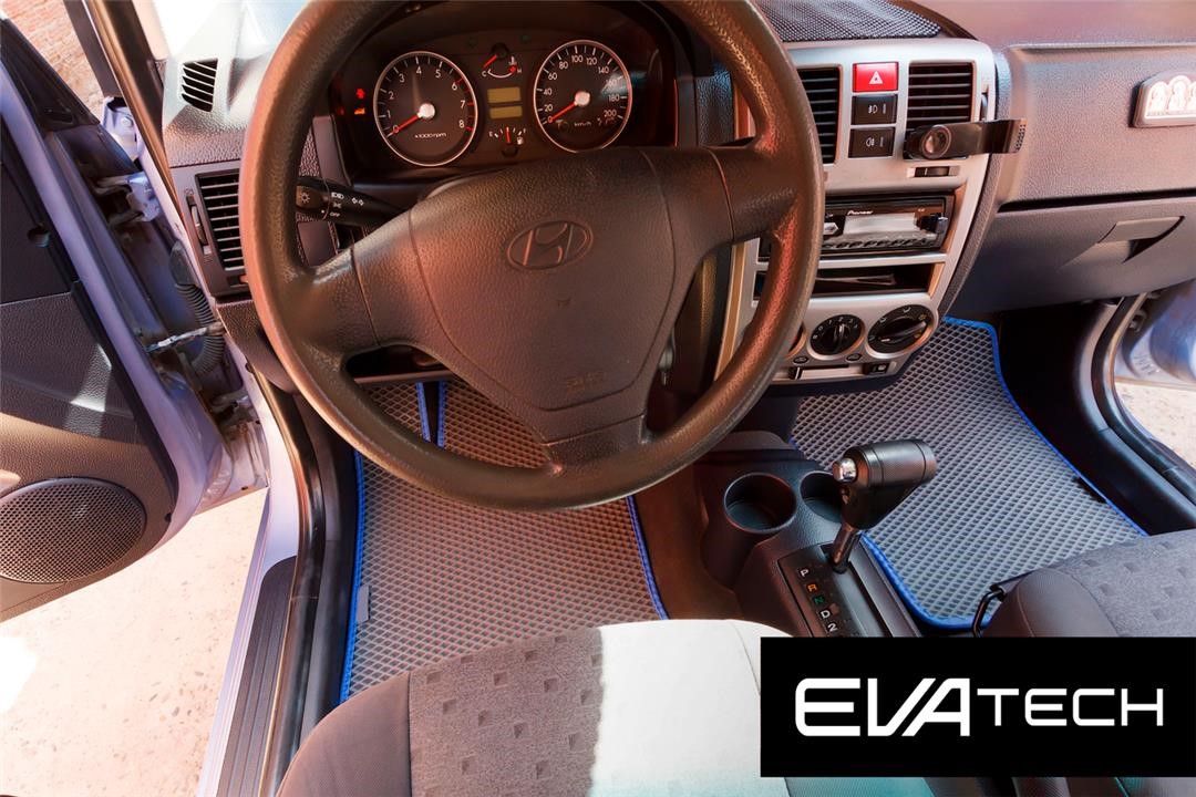 EVAtech EHDI10105CGB Килимки в салон EVAtech для Hyundai Getz, (02-11), сірі EHDI10105CGB: Приваблива ціна - Купити в Україні на EXIST.UA!
