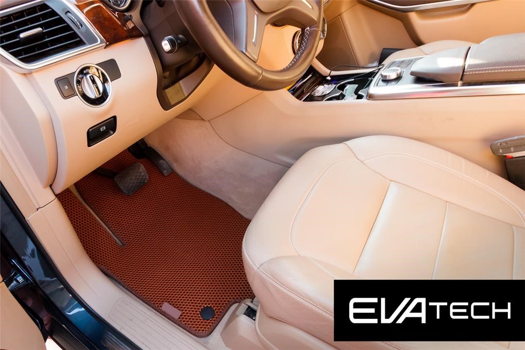 EVAtech EMRC10206CBB Килимки в салон EVAtech для Mercedes-Benz GL-Class, 2 покоління, X166, (12-15), 7 місць, коричневі EMRC10206CBB: Купити в Україні - Добра ціна на EXIST.UA!