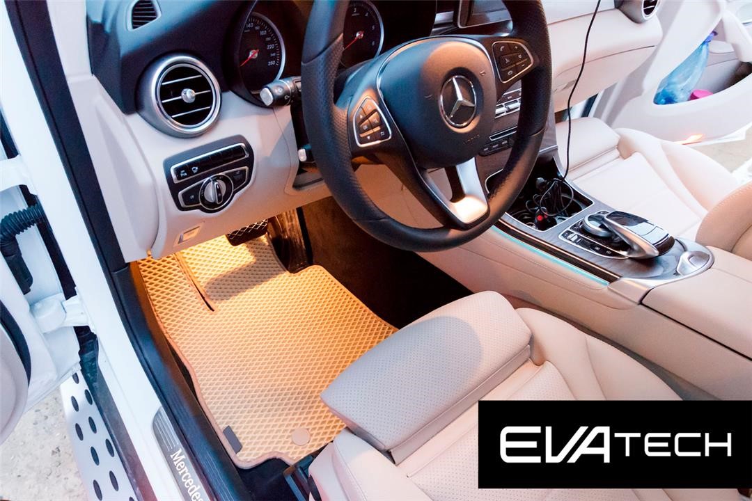 EVAtech EMRC10207CCC Килимки в салон EVAtech для Mercedes-Benz GLC-Class X253, (2015-), кремові EMRC10207CCC: Купити в Україні - Добра ціна на EXIST.UA!