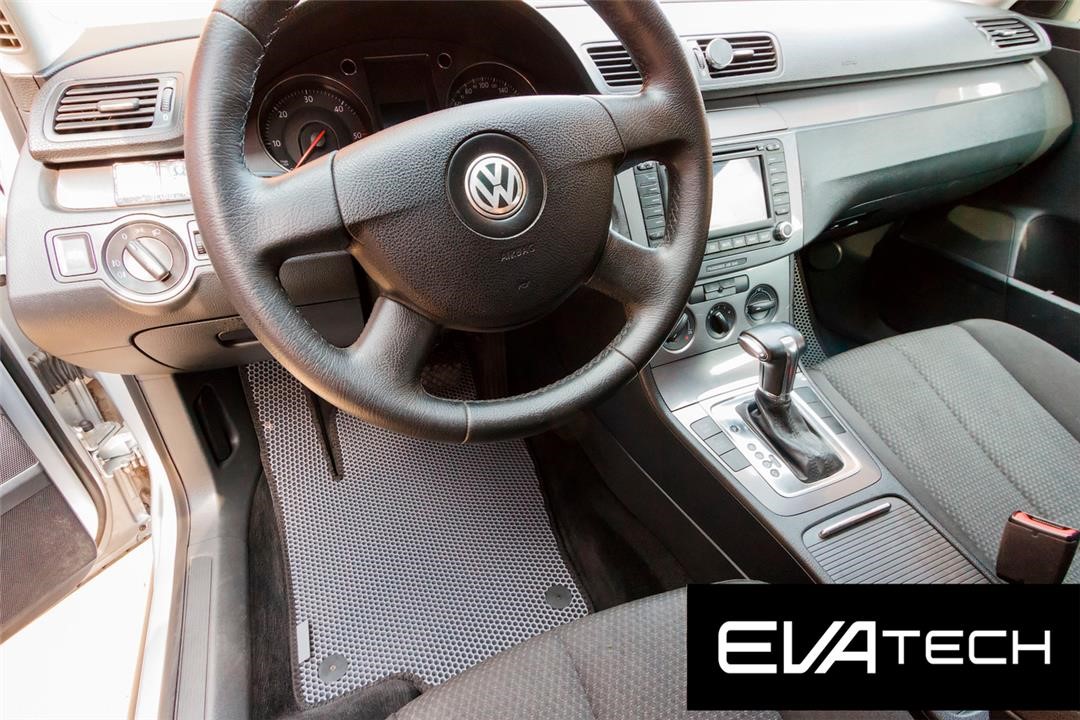 EVAtech EVLW10354CGB Килимки в салон EVAtech для Volkswagen Passat B6, сірі EVLW10354CGB: Купити в Україні - Добра ціна на EXIST.UA!