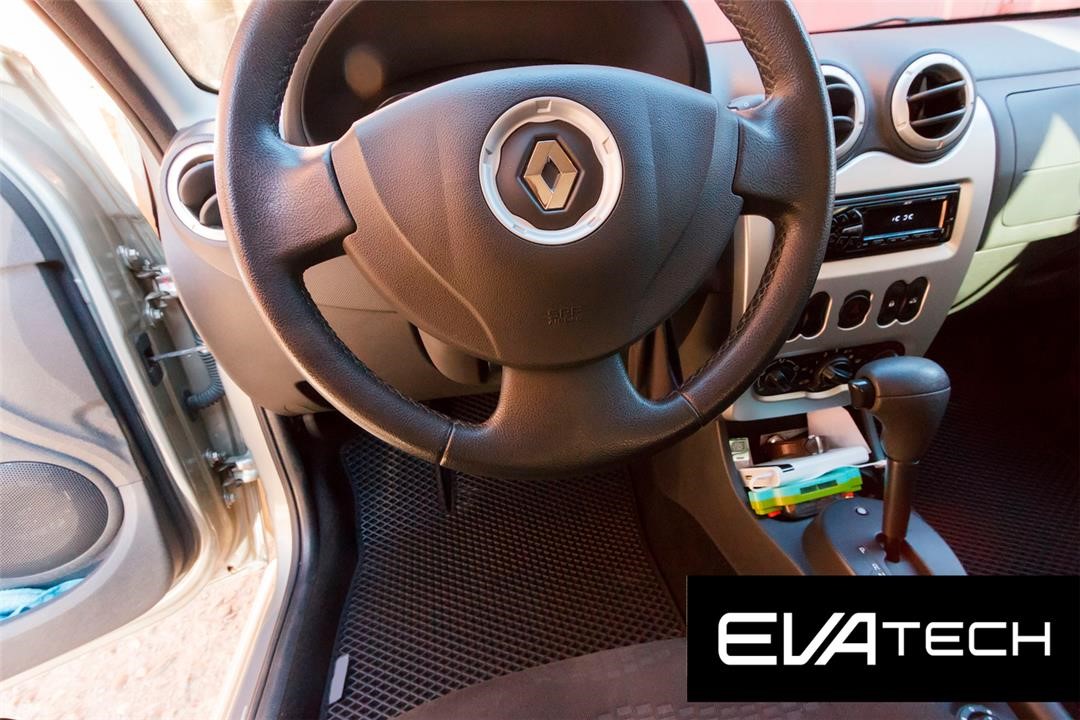EVAtech ERNT10284CBB Килимки в салон EVAtech для Renault Sandero Stepway, 1 покоління, (10-14), чорні ERNT10284CBB: Купити в Україні - Добра ціна на EXIST.UA!