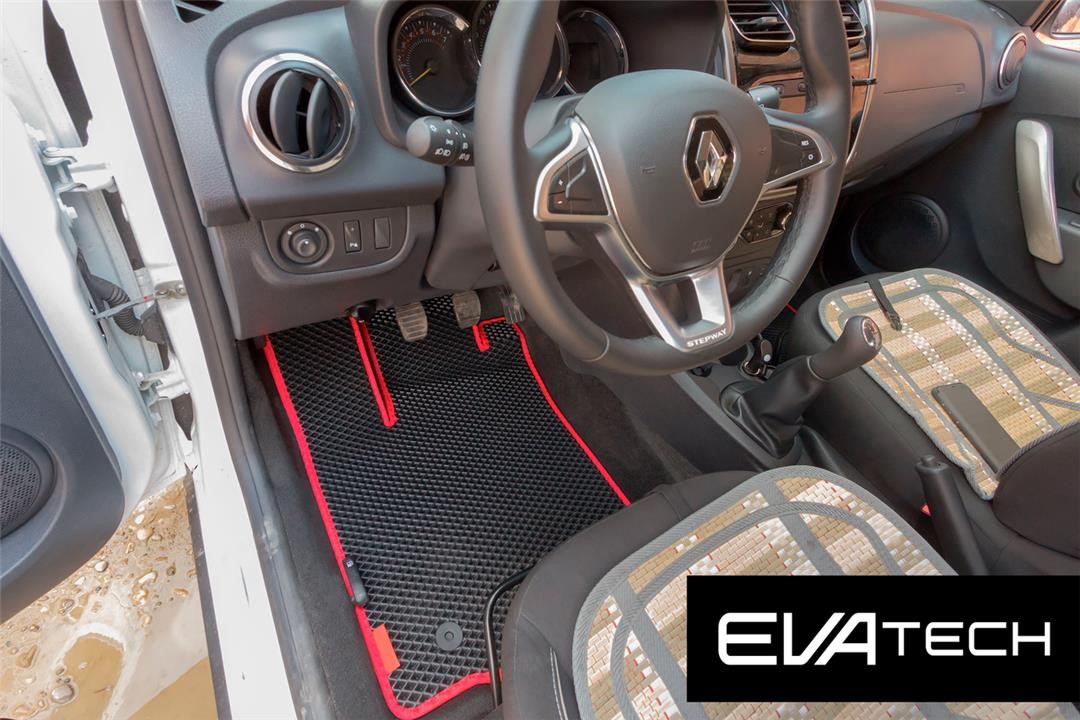 EVAtech ERNT10285CBR Килимки в салон EVAtech для Renault Sandero Stepway, 2 покоління, (2014-), чорні ERNT10285CBR: Купити в Україні - Добра ціна на EXIST.UA!