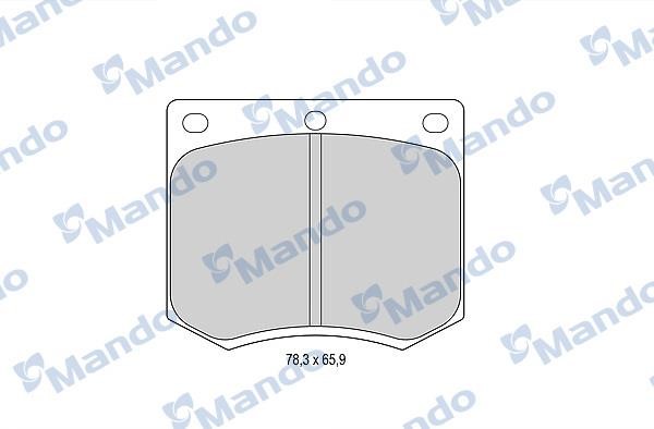 Mando MBF015061 Гальмівні колодки передні, комплект MBF015061: Купити в Україні - Добра ціна на EXIST.UA!