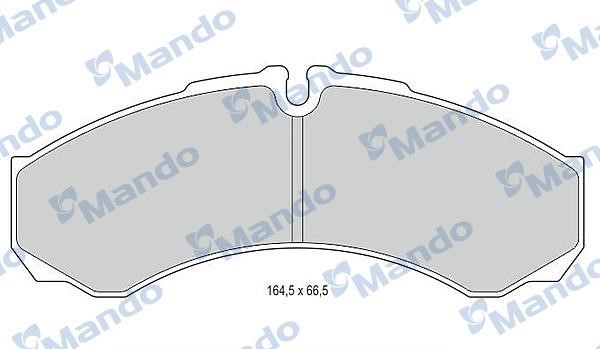 Mando MBF015560 Гальмівні колодки передні, комплект MBF015560: Купити в Україні - Добра ціна на EXIST.UA!