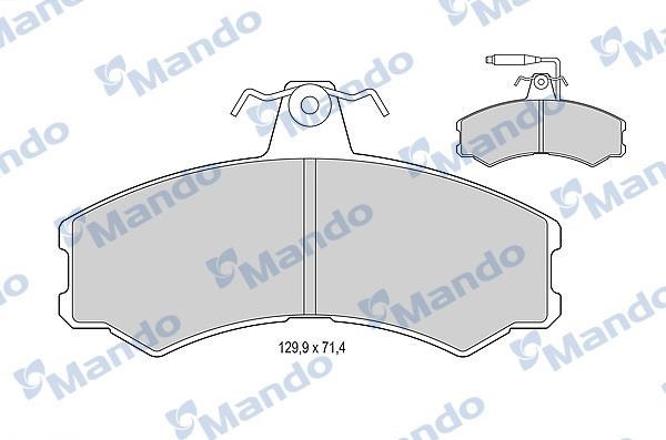 Mando MBF015770 Гальмівні колодки передні, комплект MBF015770: Купити в Україні - Добра ціна на EXIST.UA!