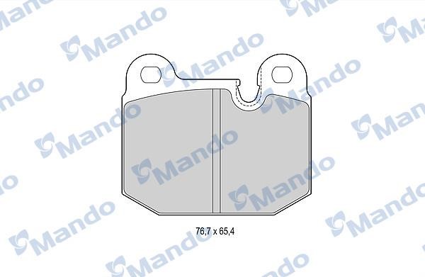 Mando MBF015397 Гальмівні колодки передні, комплект MBF015397: Купити в Україні - Добра ціна на EXIST.UA!