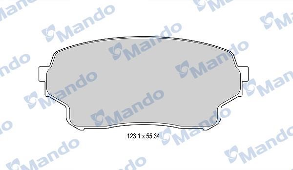 Mando MBF015842 Гальмівні колодки передні, комплект MBF015842: Купити в Україні - Добра ціна на EXIST.UA!