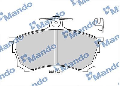 Mando MBF015710 Гальмівні колодки передні, комплект MBF015710: Купити в Україні - Добра ціна на EXIST.UA!