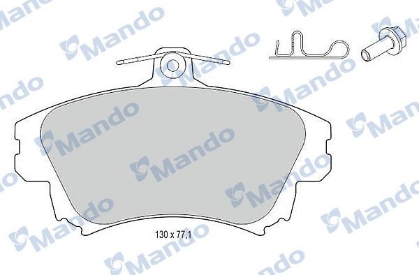 Mando MBF015719 Гальмівні колодки передні, комплект MBF015719: Купити в Україні - Добра ціна на EXIST.UA!