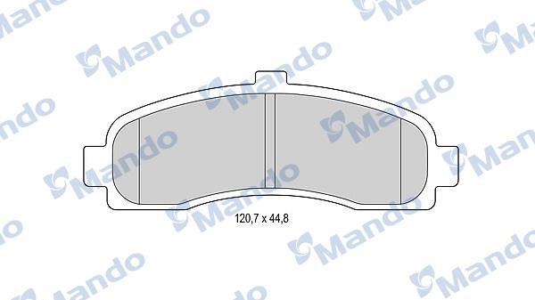 Mando MBF015729 Гальмівні колодки передні, комплект MBF015729: Купити в Україні - Добра ціна на EXIST.UA!