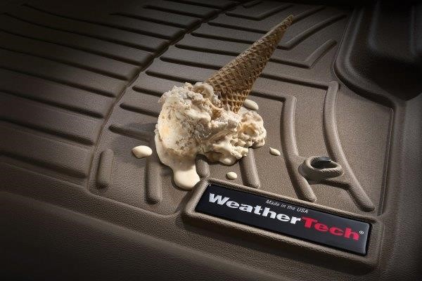Weathertech Килимки салону Toyota Hilux 2006-12 з бортиком бежеві задні – ціна 5883 UAH