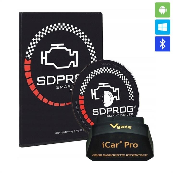 SDPROG 5906874578322 Програмне забезпечення SDPROG + iCar PRO Bluetooth 3.0 5906874578322: Купити в Україні - Добра ціна на EXIST.UA!