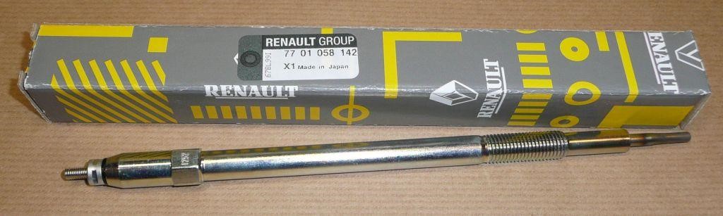 Renault 77 01 058 142 Свічка розжарювання 7701058142: Купити в Україні - Добра ціна на EXIST.UA!