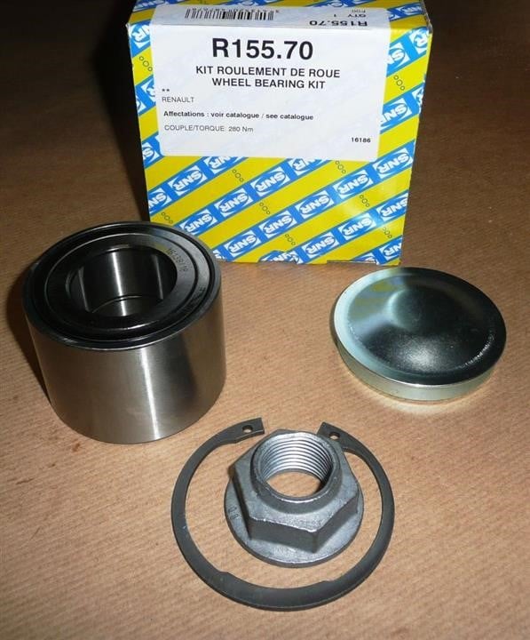 R15570 SNR Подшипник задней ступицы колеса, комплект