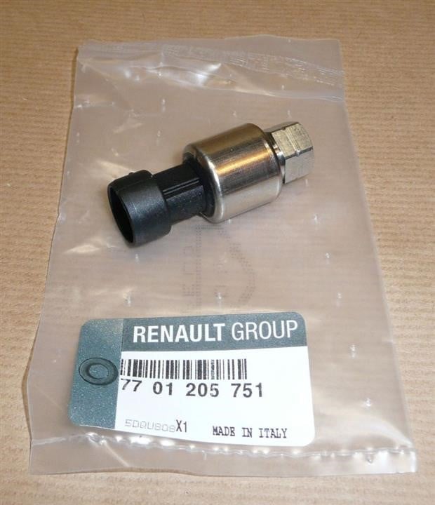 Renault 77 01 205 751 Датчик тиску кондиціонера 7701205751: Купити в Україні - Добра ціна на EXIST.UA!