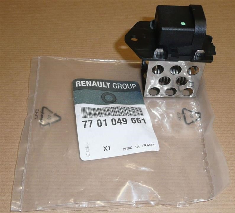 Renault 77 01 049 661 Резистор 7701049661: Купити в Україні - Добра ціна на EXIST.UA!
