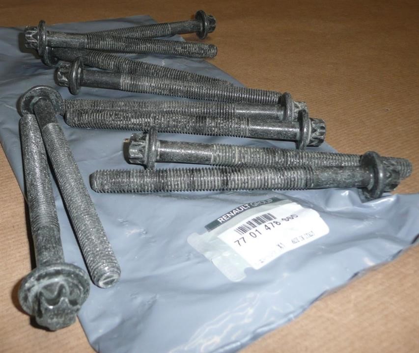 Болты головки блока цилиндров, комплект Renault 77 01 478 860