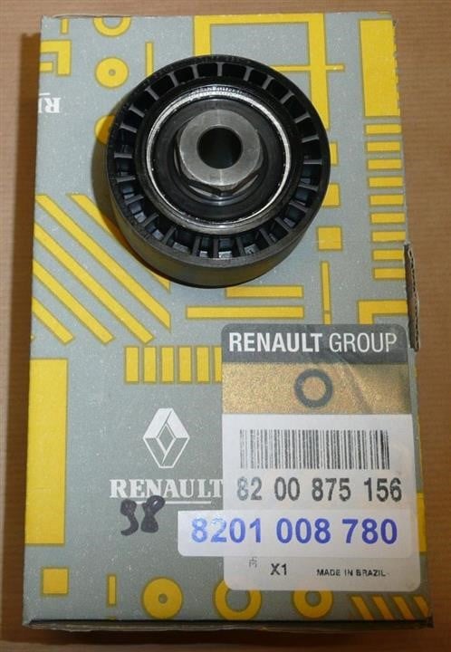 Renault 82 01 008 780 Ролик обвідний ременя поліклинового (приводного) 8201008780: Купити в Україні - Добра ціна на EXIST.UA!