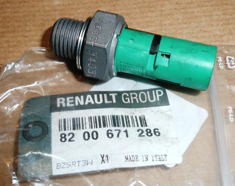 Renault 82 00 671 286 Датчик тиску оливи 8200671286: Купити в Україні - Добра ціна на EXIST.UA!