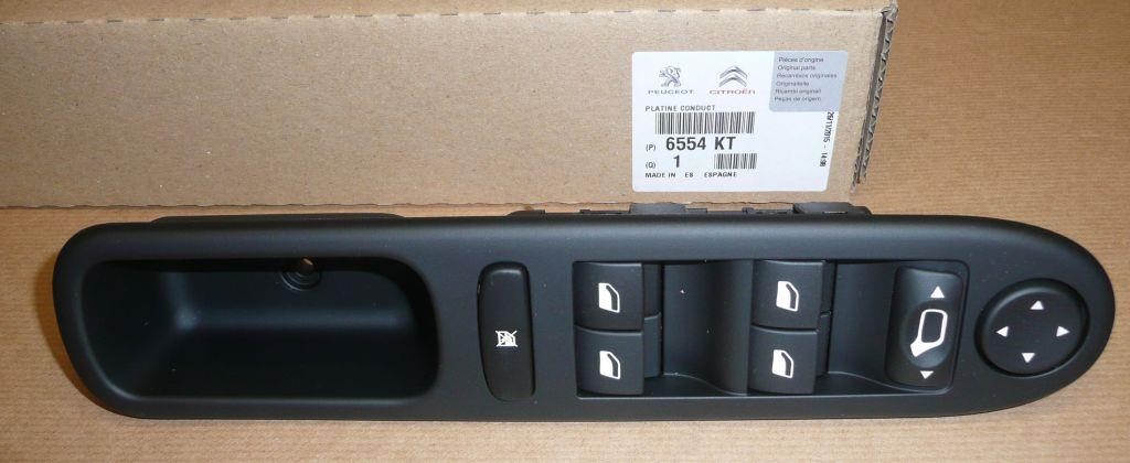 Citroen/Peugeot 6554 KT Блок кнопок склопідйомників 6554KT: Купити в Україні - Добра ціна на EXIST.UA!