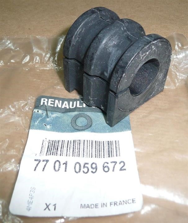 Renault 77 01 059 672 Втулка стабілізатора переднього 7701059672: Купити в Україні - Добра ціна на EXIST.UA!