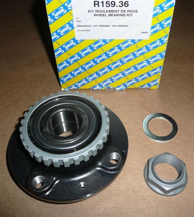 R15936 SNR Подшипник ступицы колеса, комплект