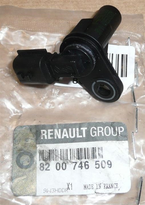Renault 82 00 746 509 Датчик положення колінчатого валу 8200746509: Купити в Україні - Добра ціна на EXIST.UA!