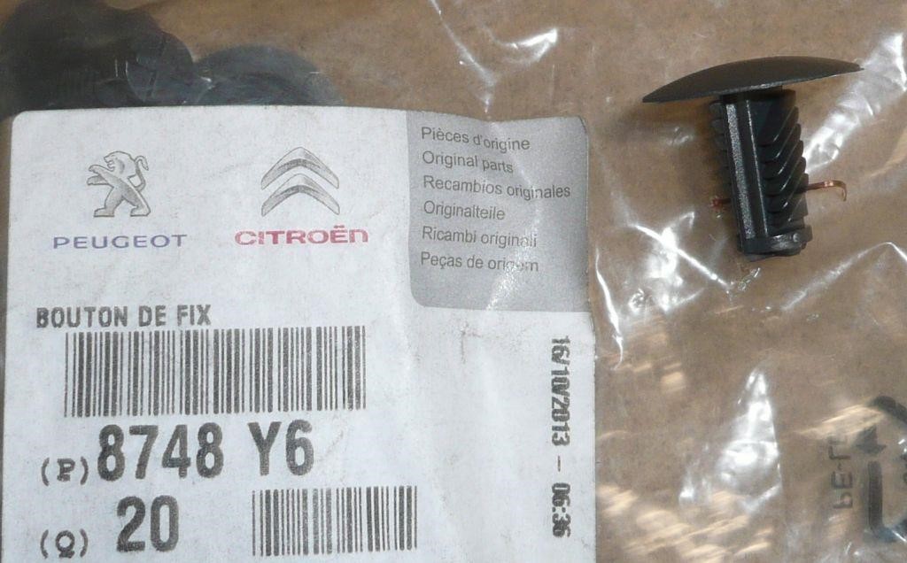Citroen/Peugeot 8748 Y6 Кліпса тип "Ялинка" 8748Y6: Купити в Україні - Добра ціна на EXIST.UA!