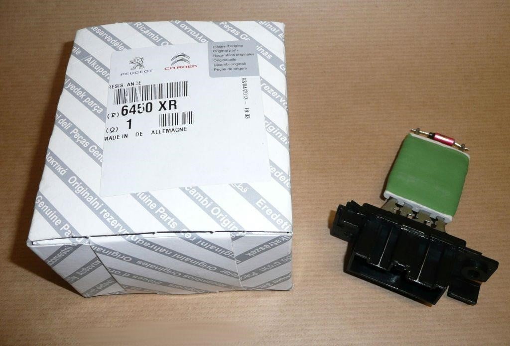 Citroen/Peugeot 6450 XR Резистор (опір) вентилятора пічки (опалювача салону) 6450XR: Приваблива ціна - Купити в Україні на EXIST.UA!