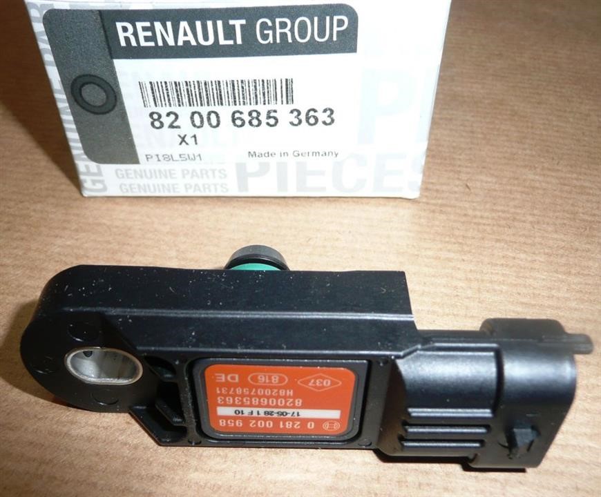 Renault 82 00 685 363 Датчик абсолютного тиску 8200685363: Купити в Україні - Добра ціна на EXIST.UA!