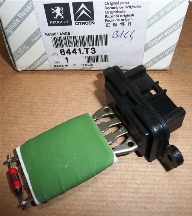 Citroen/Peugeot 6441 T3 Резистор 6441T3: Купити в Україні - Добра ціна на EXIST.UA!